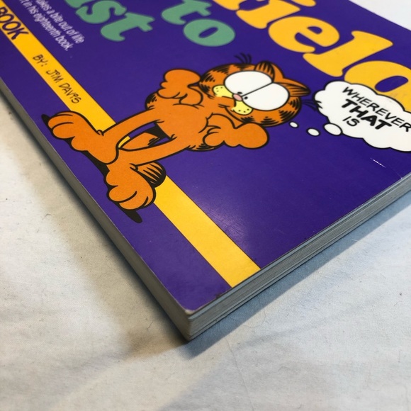 Garfield goes to Waist his 18th book 1990 Jim Davis - Picture 9 of 9